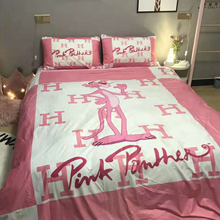 可愛い ピンクパンサー 寝具カバーセット