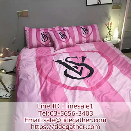 ヴィクトリアズシークレット 寝具カバーセット 可愛いピンク