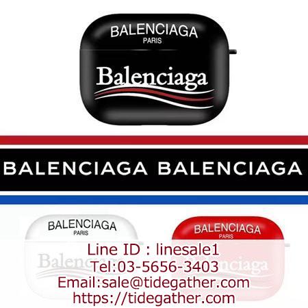 Balenciaga 英字プリントAirpodsケース