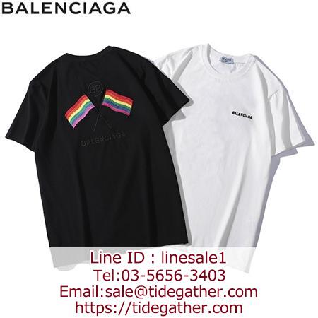 Balenciaga レインボーフラッグ Tシャツ