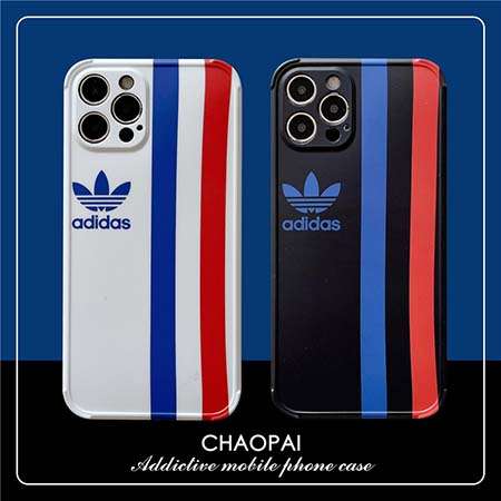 Adidas iPhone 12mini/12promax ハイブランド カバー