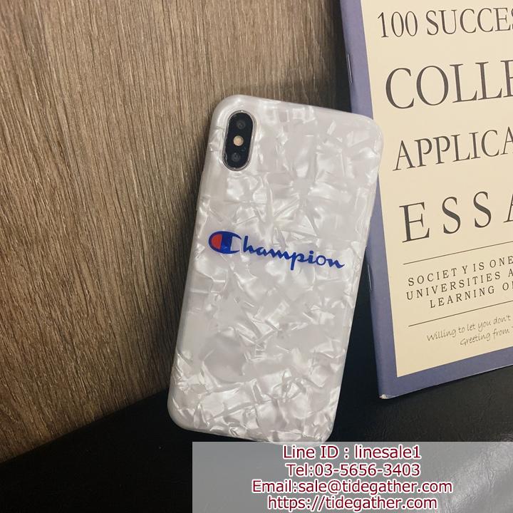 Champion iPhone8 7plus ケース 貝殻紋