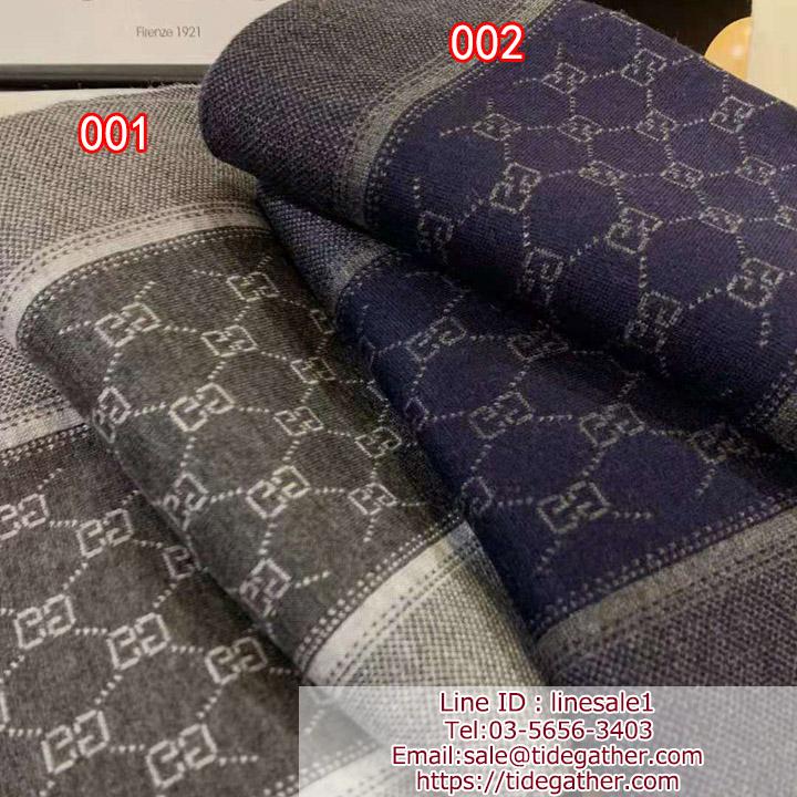 Gucci 定番ロゴ ニットスカーフ