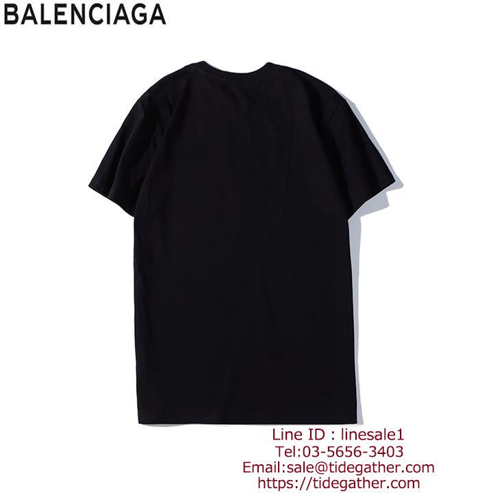 メンズ レディース 綿100% Balenciaga Tシャツ