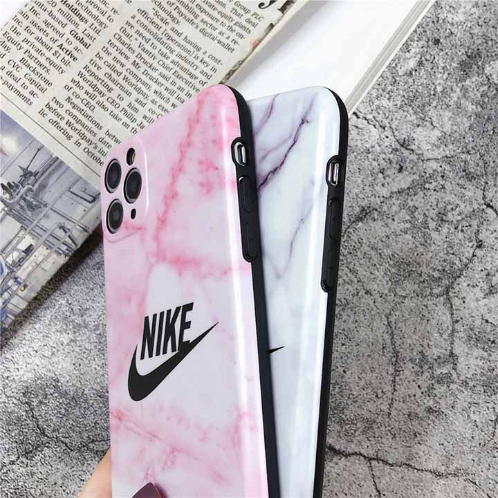 Nike iPhone12Pro Max スマホカバー 大理石柄