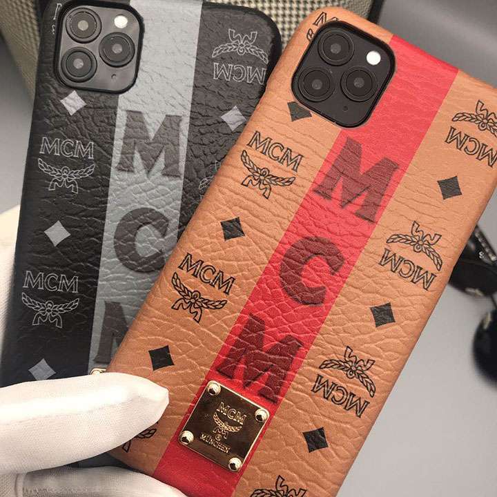 MCM iPhone12Pro Maxケース ブランド柄
