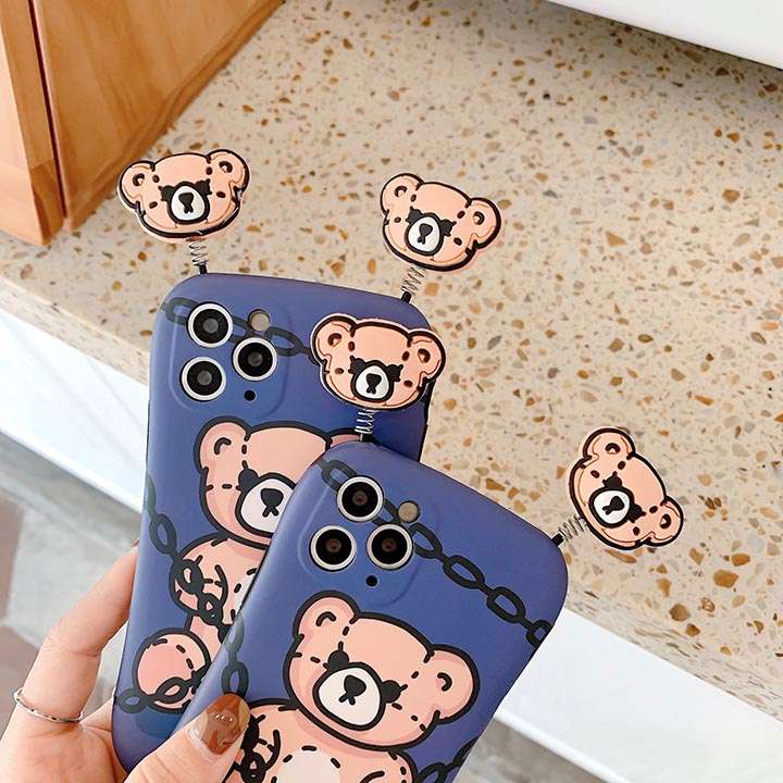 熊柄 かわいい iphone12proケース